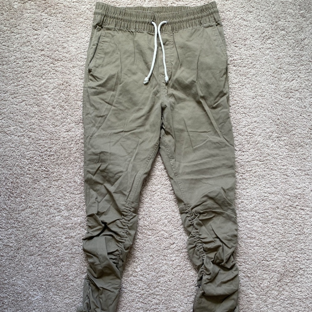 Men's "Divided" Drop Crotch Slouch Pants